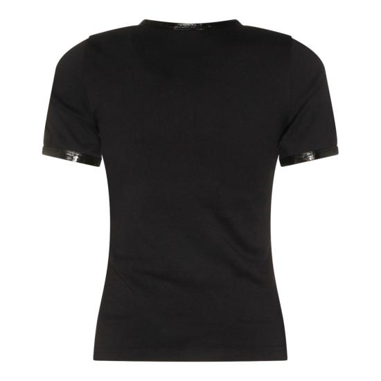 26FW 쿠레쥬 반팔 티셔츠 326JTS017JS03119999 Black - COURREGES