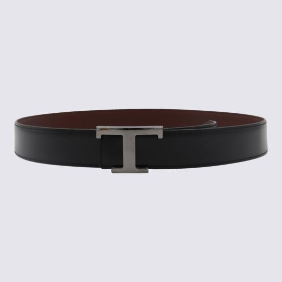 26FW 토즈 T 타임리스 리버서블 벨트 T 타임리스 리버서블 벨트 XCMCQR55100HDL576C Black - TODS