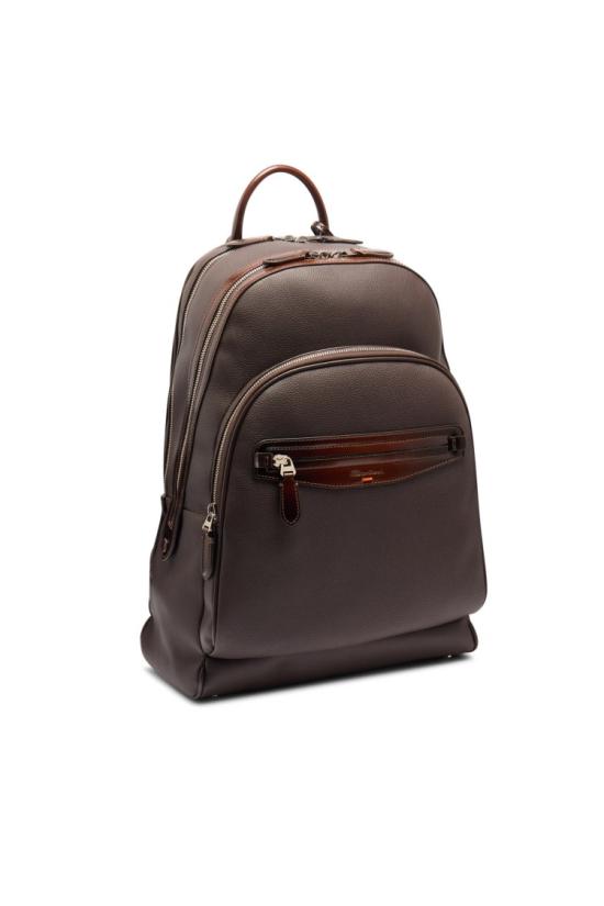 26FW 산토니 백팩 UIBBA2647BS ACUHT50 Brown - SANTONI