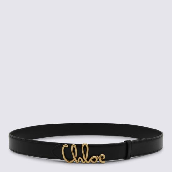 26FW 끌로에 레귤러 벨트 CH26SBB15PR4001 Black - CHLOE