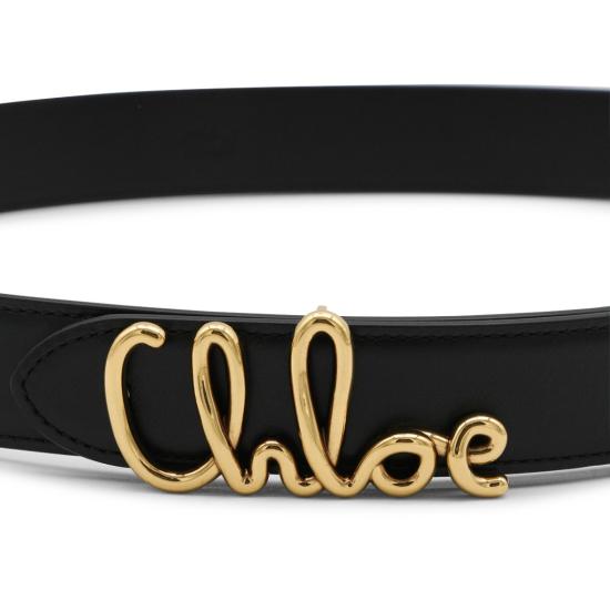 26FW 끌로에 레귤러 벨트 CH26SBB15PR4001 Black - CHLOE