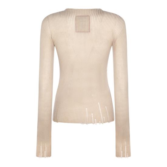 26SS 우마 왕 긴팔 티셔츠 UK7114UW200 Neutrals - UMA WANG