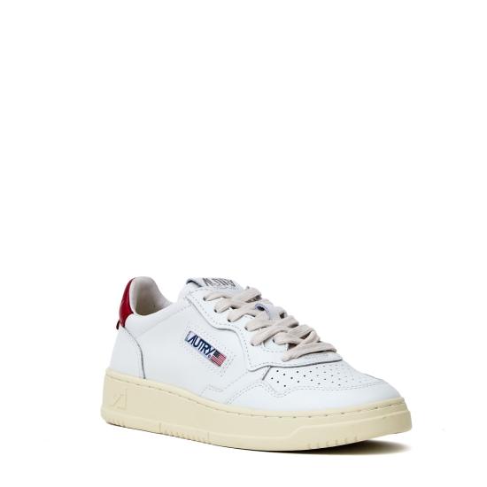 26FW 오트리 메달리스트 로우 레더 스니커즈 AULWLL33 White - AUTRY