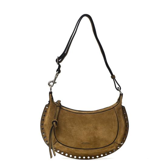 26FW 이자벨마랑 오스칸 문 스웨이드 카프스킨 레더 숄더백 PP0003FAA3C32M Brown