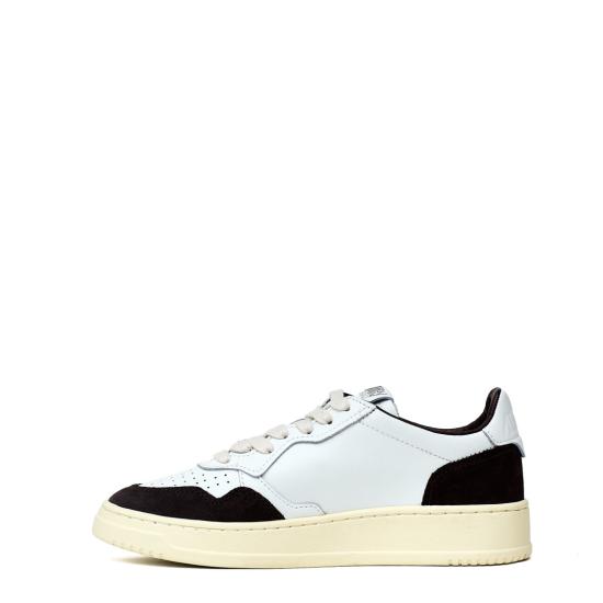 26FW 오트리 메달리스트 로우 레더 스니커즈 AULWFT19 White - AUTRY