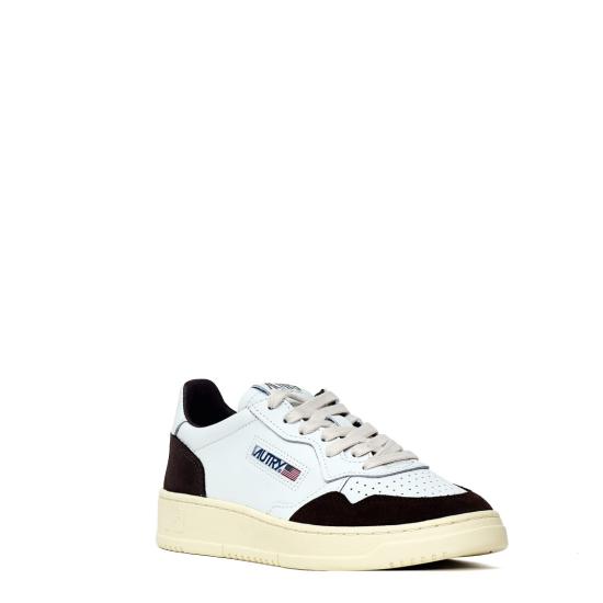 26FW 오트리 메달리스트 로우 레더 스니커즈 AULWFT19 White - AUTRY
