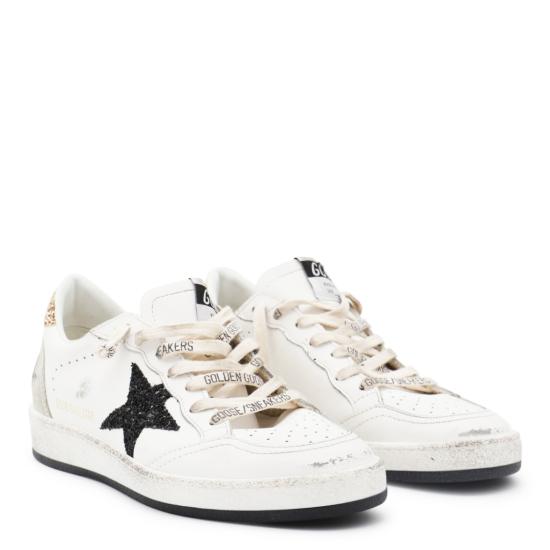 26FW 골든구스 글리터 스타 볼스타 스니커즈 GWF00117F00611810750 White - GOLDEN GOOSE
