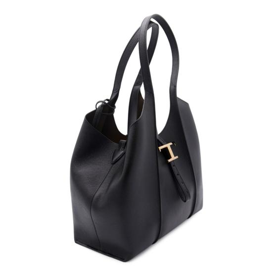 26FW 토즈 T 타임리스 스몰 쇼핑백 XBWTSBA0200Q8EB999 Black - TODS