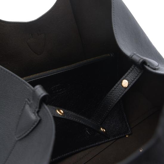 26FW 토즈 T 타임리스 스몰 쇼핑백 XBWTSBA0200Q8EB999 Black - TODS