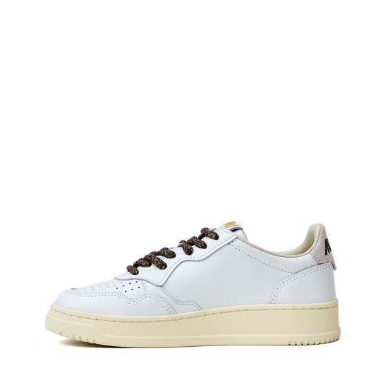 26FW 오트리 메달리스트 로우 레더 스니커즈 AULWSW05 White - AUTRY
