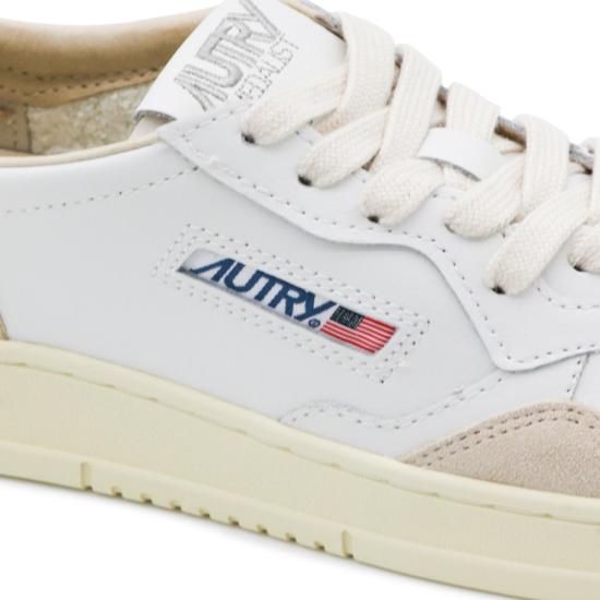 26FW 오트리 메달리스트 로우 레더 스니커즈 AULWLS75 Neutrals - AUTRY
