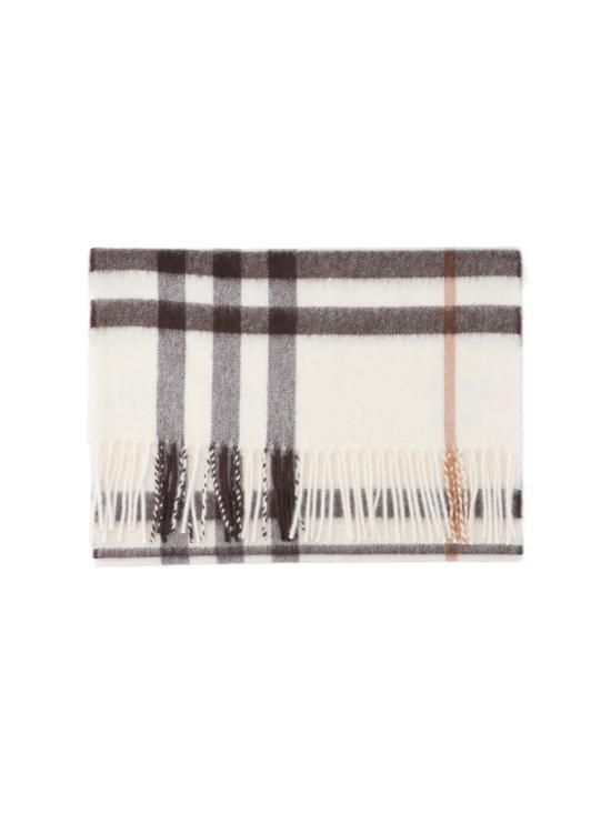 26FW 버버리 체크 캐시미어 스카프 8112634A4486 Neutrals - BURBERRY