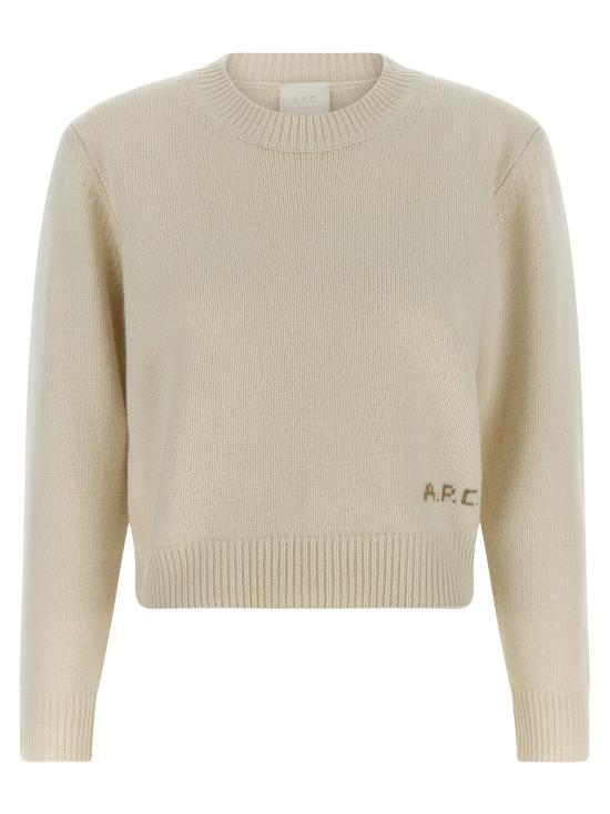 26FW 아페쎄 스웨터 안나 스웨터와 가디건 화이트