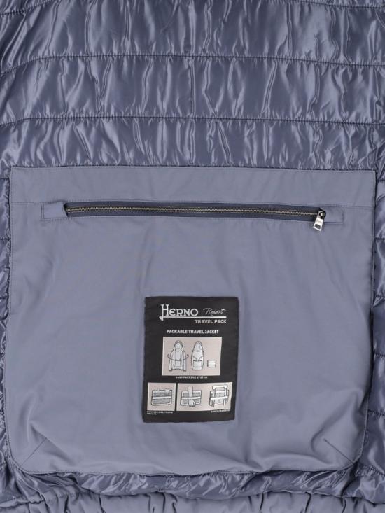 26FW 에르노 포넨테 트래블 나일론 리조트 자켓 GI00071UR 12387SZ9122 Blue - HERNO