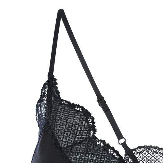 26FW 자딕앤볼테르 CHRISTY 크리스티 레이스 트리밍 실크 캐미솔 WWCR01313011 Black - ZADIG & VOLTAIRE