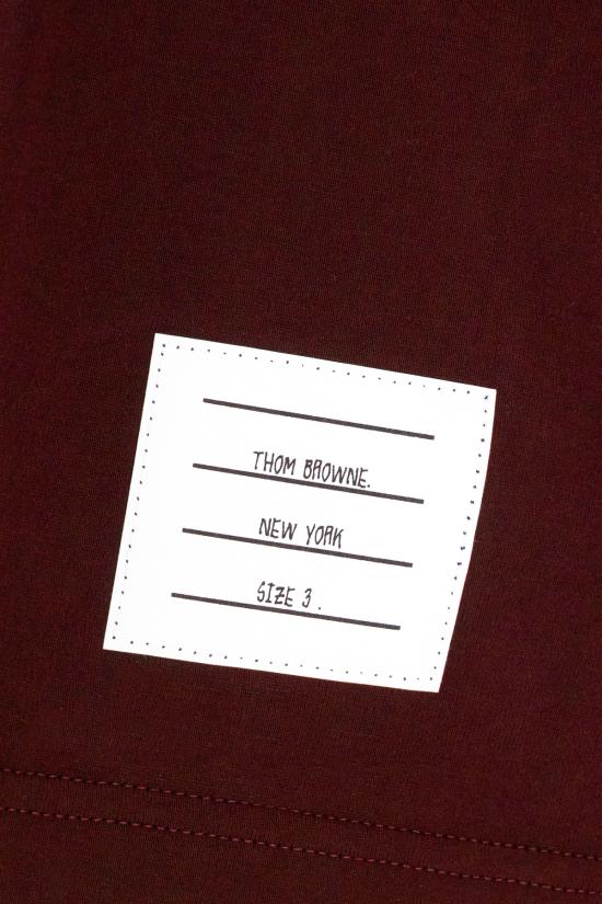26FW 톰브라운 반팔 티셔츠 MJT581AJ0276 615 BURGUNDY - THOM BROWNE