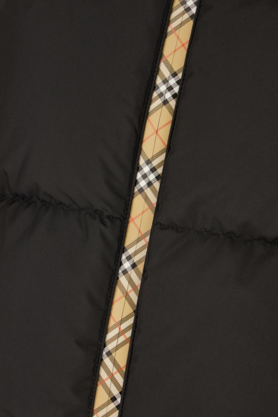 26FW 버버리 체크 테이프 앰블사이드 푸퍼 자켓 8110250 A1189 BLACK - BURBERRY