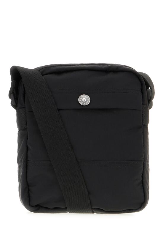 26FW 스톤 아일랜드 코티드 나일론 메탈 에코닐 크로스바디백 S159200015S0251 V0029 BLACK - STONE ISLAND