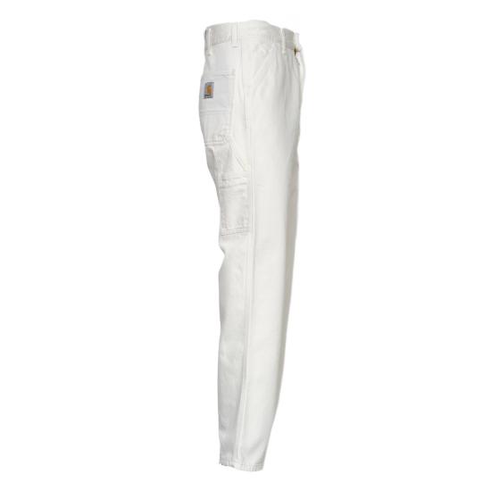 26FW 칼하트 WIP 스미스 데님 싱글 니 팬츠 I032024 White - CARHARTT WIP