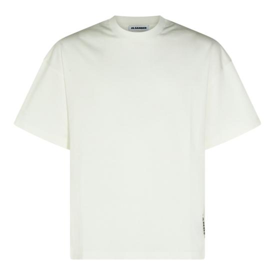 26FW 질샌더 반팔 티셔츠 J22GC0277J20347102 White