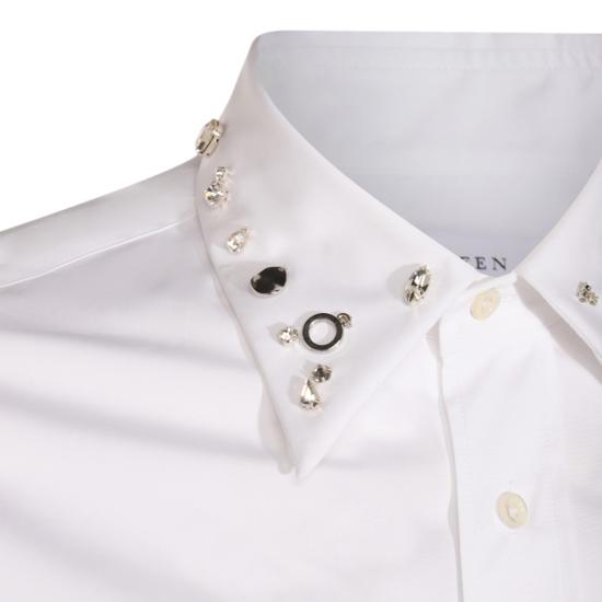  알렉산더 맥퀸 긴팔 셔츠 828875QNAAX9000 White - ALEXANDER MCQUEEN