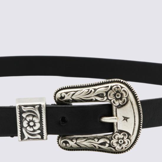 26FW 골든구스 레귤러 벨트 GWA00402A00013390100 Black - GOLDEN GOOSE