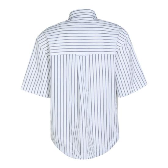26SS 아미 포플린 반팔 셔츠 USH809CO0220A074 White - AMI