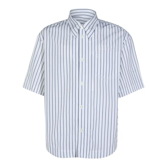 26SS 아미 포플린 반팔 셔츠 USH809CO0220A074 White