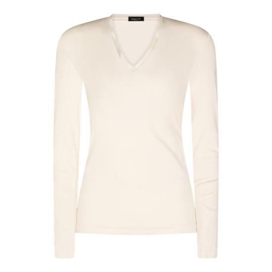 26FW 파비아나 필리피 긴팔 티셔츠 JED216F604L9070145 Neutrals