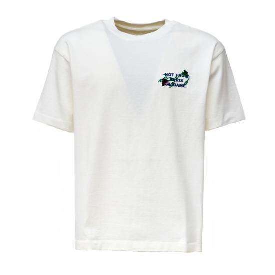 26FW 드롤드무슈 반팔 티셔츠 LTS327CO248 White