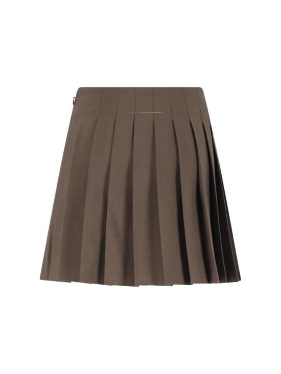 26FW MM6 메종마르지엘라 숏 스커트 S52MC0024 M35436123 Brown - MM6 MAISON MARGIELA