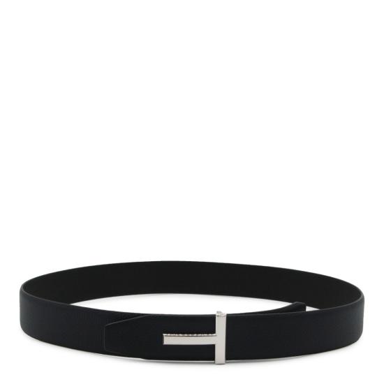 26FW 톰포드 그레인 레더 T 아이콘 벨트 40mm TB178LCL236SUNA Black