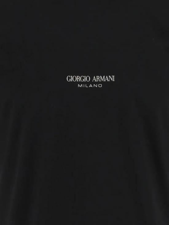  조르지오 아르마니 반팔 티셔츠 GM001085 TE10629 Black - GIORGIO ARMANI