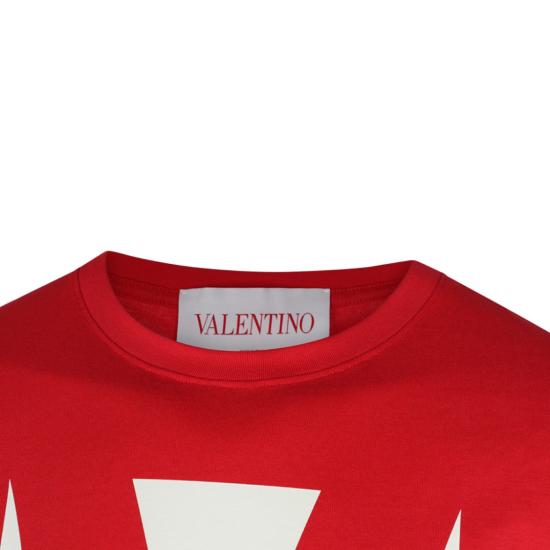 25SS 발렌티노 가라바니 반팔 티셔츠 6V3MG16PAQ9157 Red - VALENTINO GARAVANI