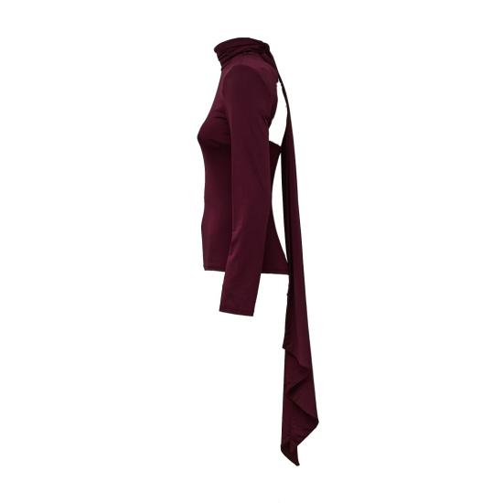26FW 로테이트 긴팔 티셔츠 1161752694 Burgundy - ROTATE