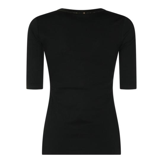 26FW 파비아나 필리피 반팔 티셔츠 JED216F603L896825 Black - FABIANA FILIPPI