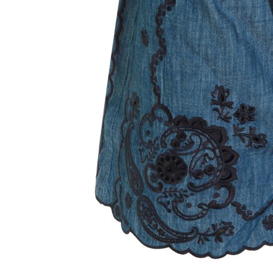 26FW 짐머만 데님 숏팬츠 8361ASS261RWBLU Blue - ZIMMERMANN