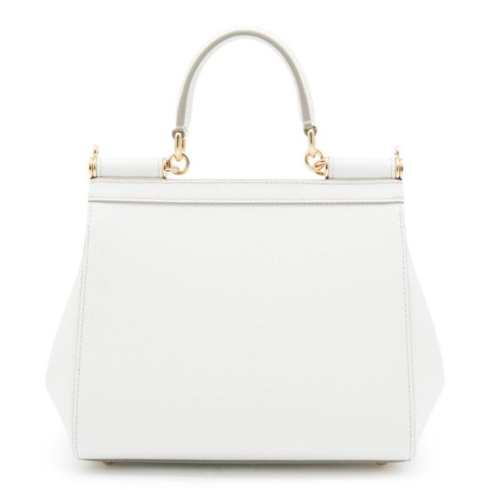 26FW 돌체앤가바나 미디움 시실리 핸드백 BB6003B100180001 White - DOLCE & GABBANA