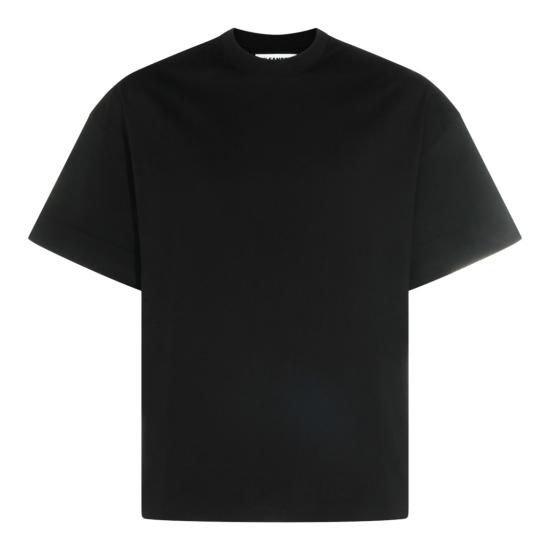 26FW 질샌더 반팔 티셔츠 J22GC0277J20348001 Black