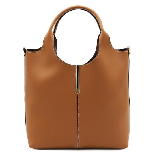 26FW 토즈 스몰 쇼핑백 XBWEBRF0200UBL2L83 Brown