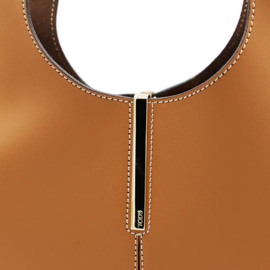 26FW 토즈 스몰 쇼핑백 XBWEBRF0200UBL2L83 Brown - TODS