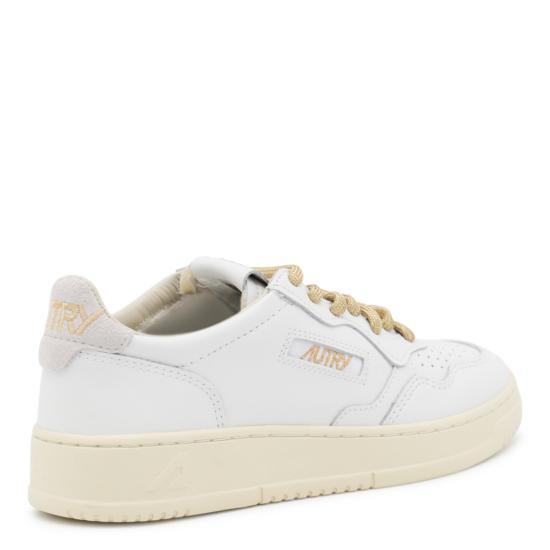 26FW 오트리 메달리스트 로우 레더 스니커즈 AULWSW01 White - AUTRY