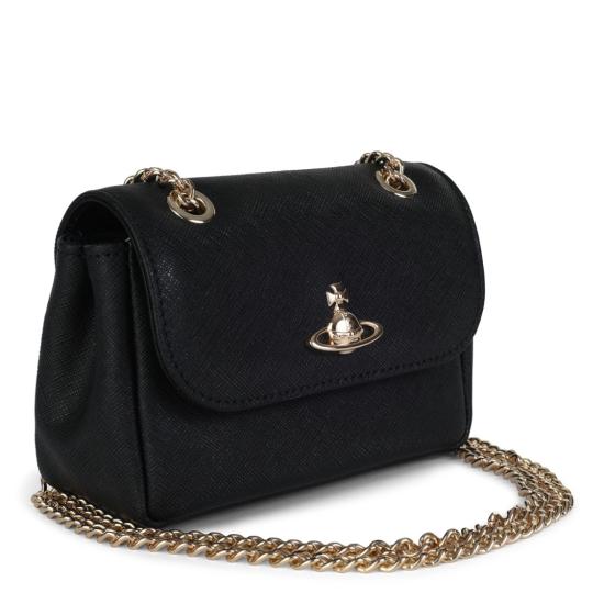 26FW 비비안웨스트우드 스몰 펄스 체인 크로스백 5C01000BWL001NN402 Black - VIVIENNE WESTWOOD