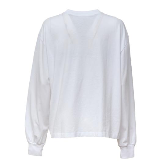 26FW 가니 긴팔 티셔츠 A1050241 White - GANNI