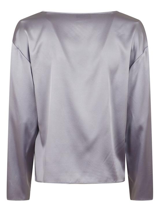 26SS 엠포리오 아르마니 블라우스 EW002198 AF17300 Silver - EMPORIO ARMANI