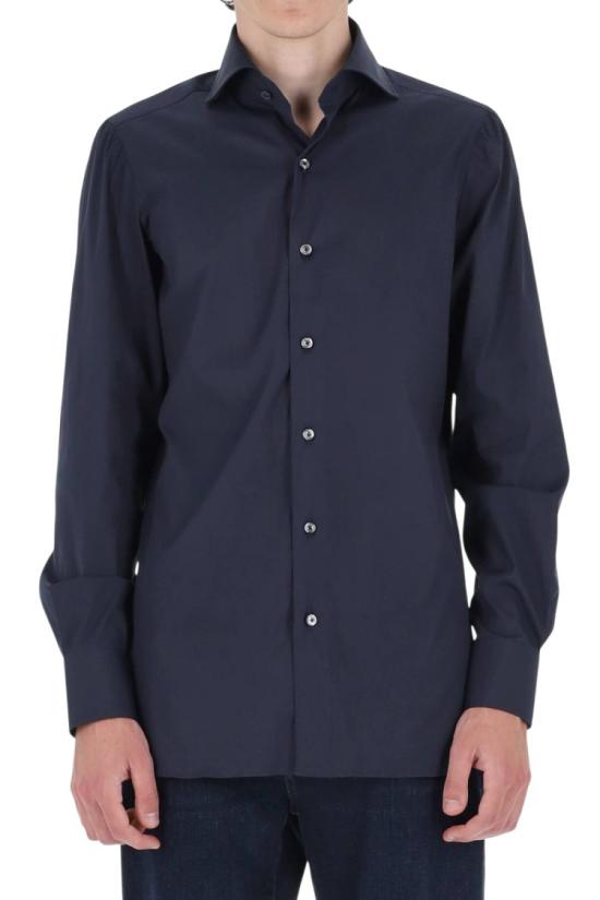 26FW 피나모레 긴팔 셔츠 NP 040030 C064303 Blue - FINAMORE