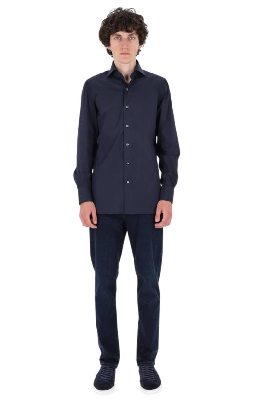 26FW 피나모레 긴팔 셔츠 NP 040030 C064303 Blue - FINAMORE