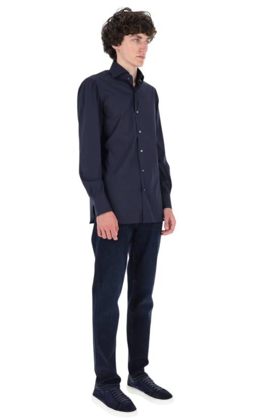 26FW 피나모레 긴팔 셔츠 NP 040030 C064303 Blue - FINAMORE