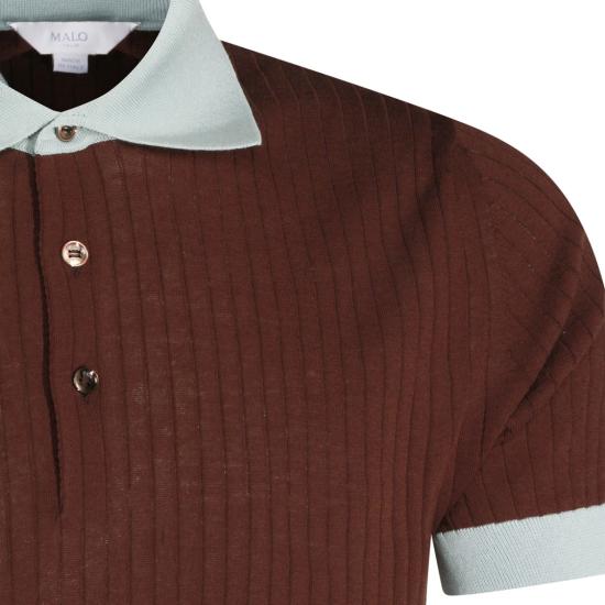 26SS 말로 폴로 티셔츠 UXD152F3I45EN137 Brown - MALO