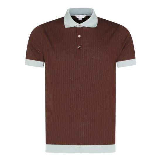 26SS 말로 폴로 티셔츠 UXD152F3I45EN137 Brown